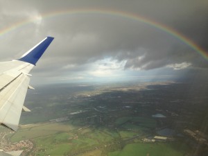 View from plane