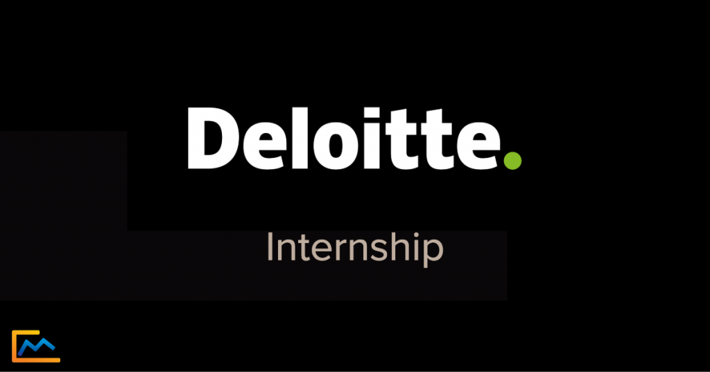 Deloitte Internship Graphic, Deloitte Intern