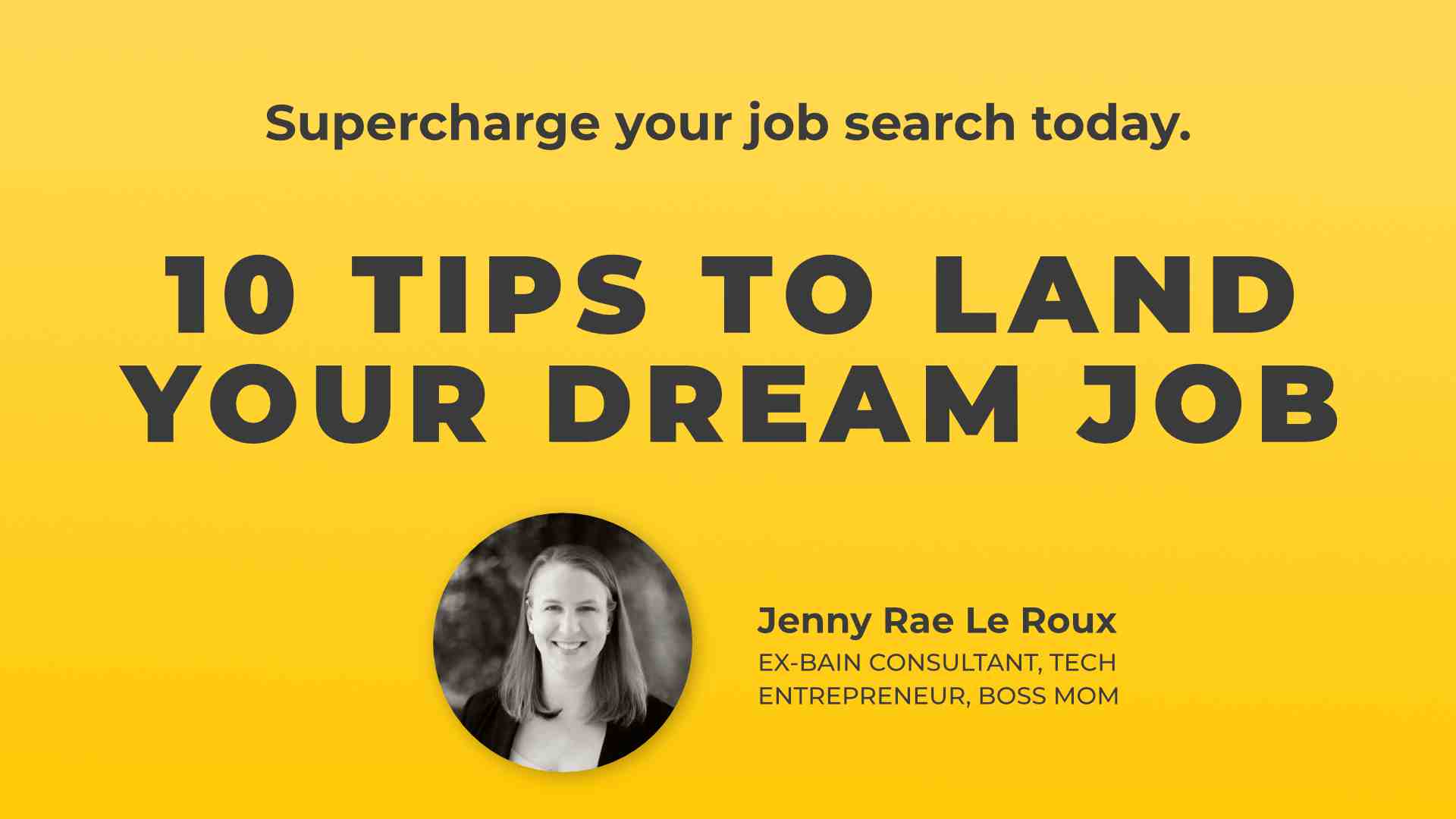 Job Search Tips