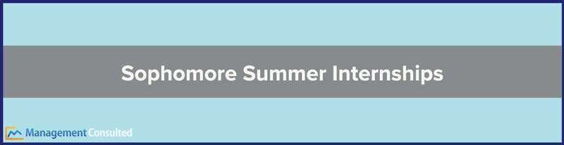 Sophomore Summer Internships