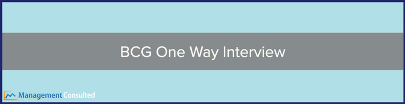 BCG One Way Interview image banner