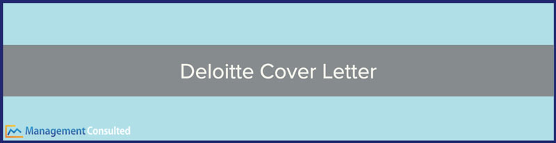 Deloitte Cover Letter image banner