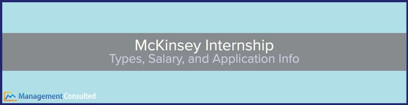 McKinsey Internship image banner